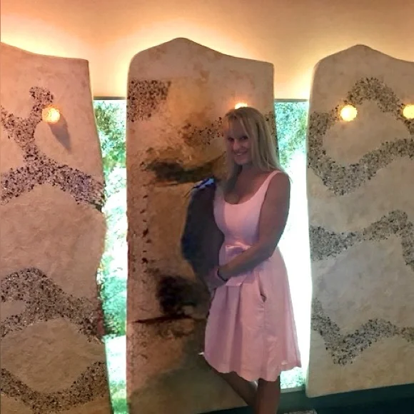 🩷vacay mood🌸 Pink sundress Nine West - Picture 5 of 15